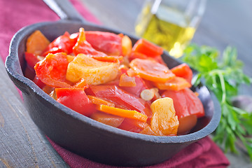 Image showing fried vegetables