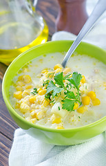 Image showing corn soup