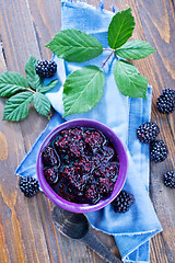 Image showing blackberry jam