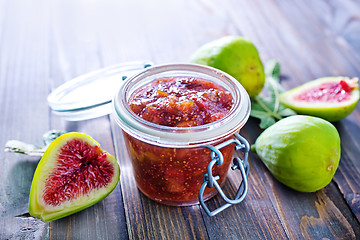 Image showing jam from figs