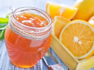 Image showing orange jam