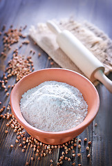 Image showing buckwheat flour