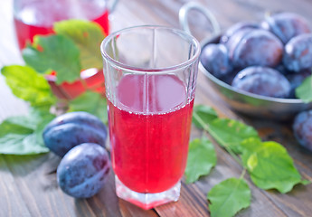 Image showing plum juice