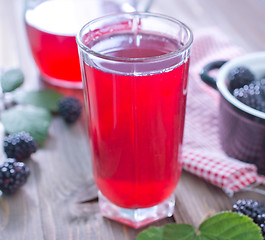Image showing blackberry juice