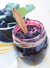 Image showing blackberry jam