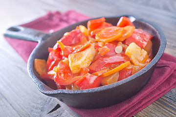 Image showing fried vegetables