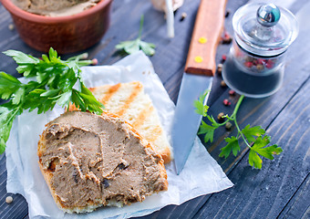 Image showing pate and bread