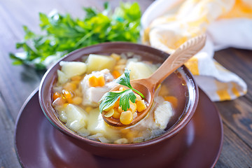 Image showing corn soup