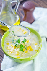 Image showing corn soup