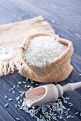 Image showing raw rice