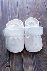 Image showing Little baby shoes