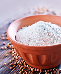 Image showing buckwheat flour