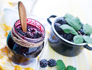 Image showing blackberry jam