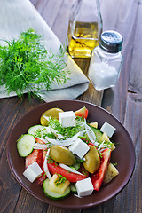 Image showing greek salad