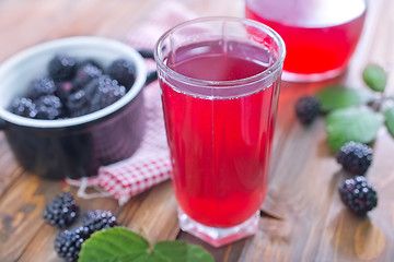 Image showing blackberry juice