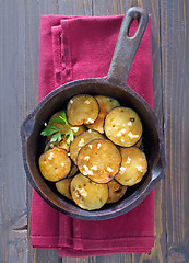 Image showing fried eggplant