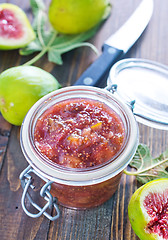 Image showing jam from figs