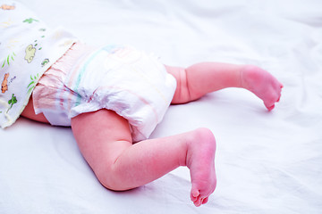 Image showing feets of newborn baby