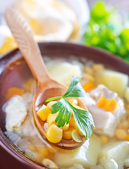Image showing corn soup