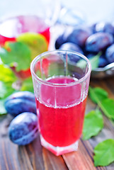 Image showing plum juice