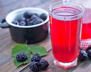 Image showing blackberry juice