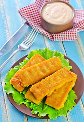 Image showing fried fish