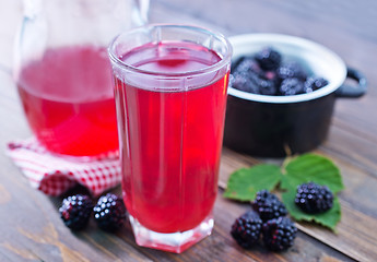 Image showing blackberry juice