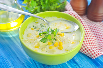 Image showing corn soup