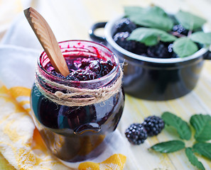 Image showing blackberry jam