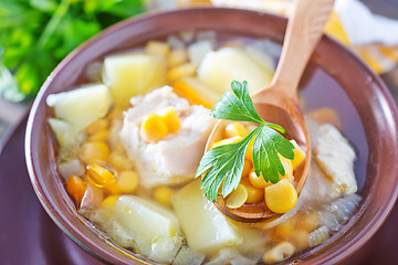 Image showing corn soup