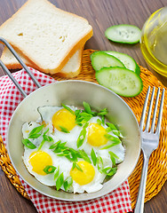 Image showing fried eggs