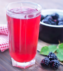 Image showing blackberry juice