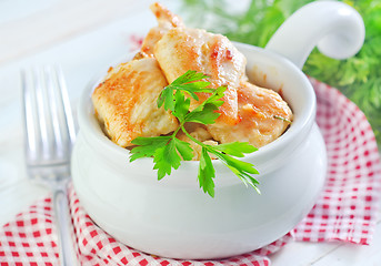 Image showing fried chicken fillet