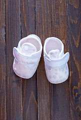 Image showing Little baby shoes