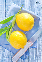 Image showing fresh lemons