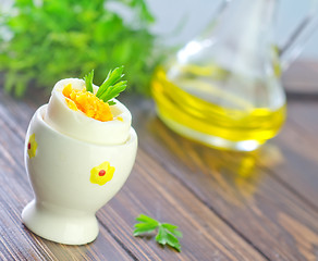 Image showing boiled eggs