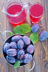 Image showing plum juice