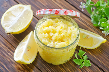 Image showing lemons jam