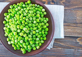 Image showing green peas