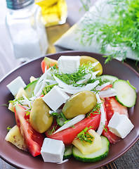 Image showing greek salad