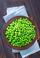 Image showing green peas