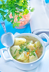 Image showing fresh soup