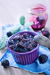 Image showing blackberry jam