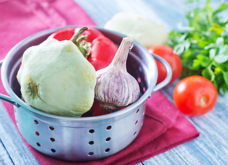 Image showing raw vegetables