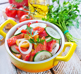 Image showing fresh salad