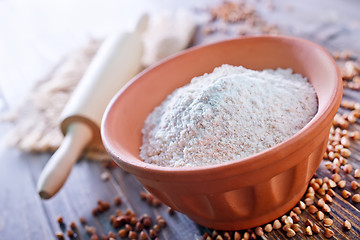 Image showing buckwheat flour