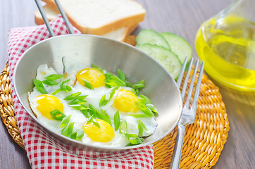 Image showing fried eggs