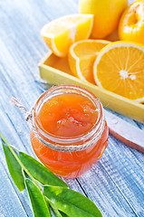 Image showing orange jam