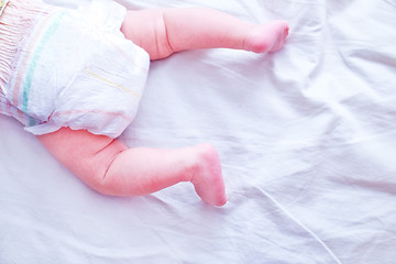 Image showing feets of newborn baby