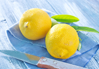 Image showing fresh lemons